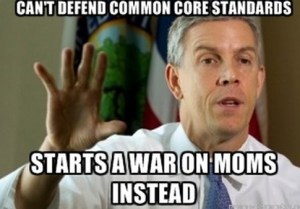 ArneDuncan war on moms meme