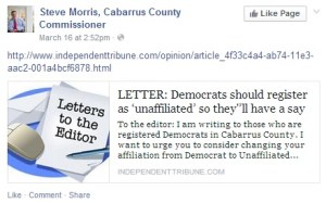 Steve Morris - Switch Parties - Facebook