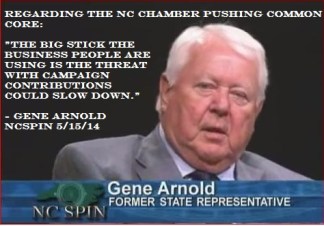 Gene Arnold Common Core NCSPIN Quote