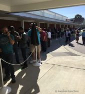 Polling-Place-lines Wake Cty - Copyright American Lens via AP Dillon