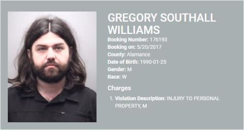052017 Arrest - graham nc - Williams, Gregory