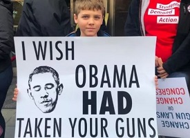 032318 I wish Obama had taken your guns - March for Our Lives