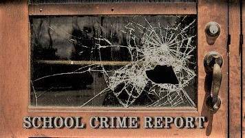 BROKEN SCHOOL DOOR - SCHOOL CRIME REPORT