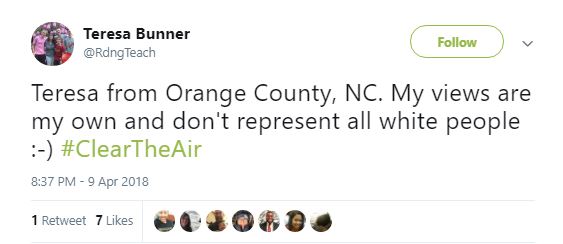 040918 Bunner I dont represent all white people