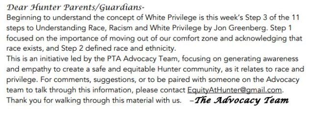 Dear Hunter Parents - SJW - White privilege