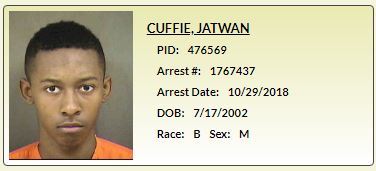 Jatwan Craig Cuffie Arrest Info - CMS