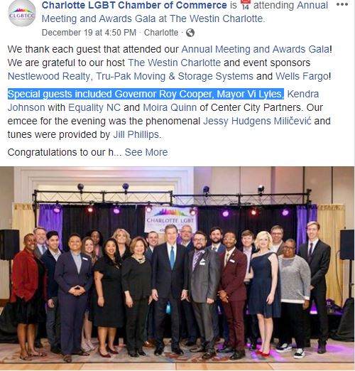 CLT Chamber of Commerce Facebook - Meeting and Gala List of Attendees 2018