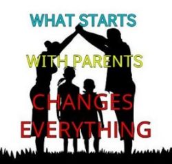 What starts with parents