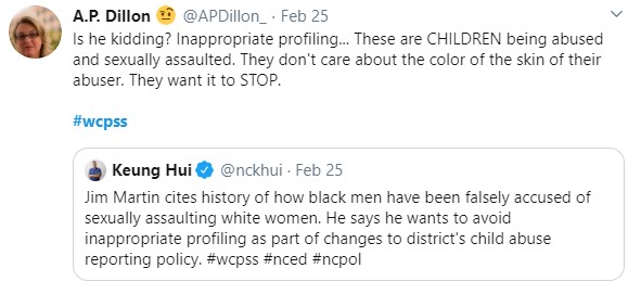 APD - Martin Sexual Abuse - Is he kidding - wcpss - quiet epidemic