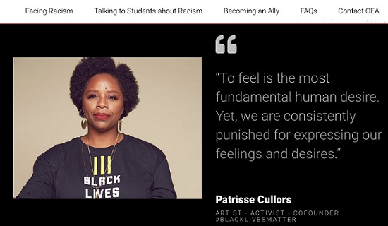 patrisse cullors office of equity affairs oea wcpss blm