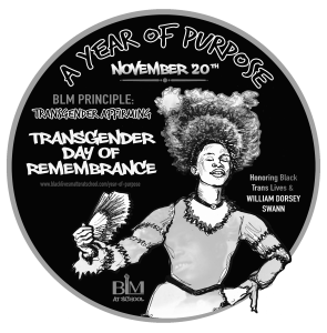 MonthlyVisualNovemberWilliamDorseySwann BLM at school